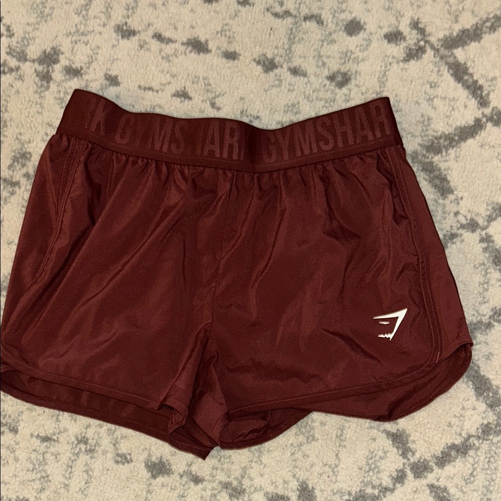 Gymshark Women's Burgundy Shorts